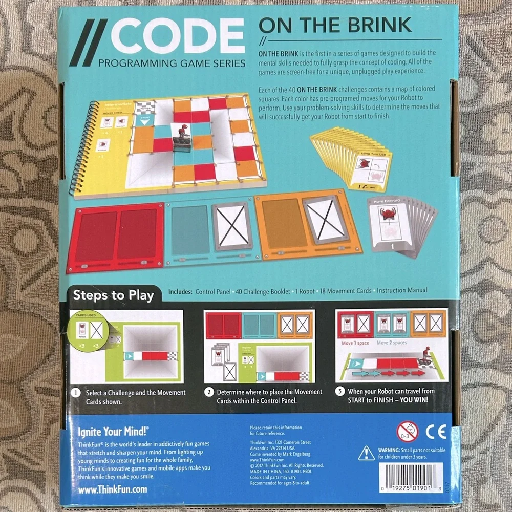 Thinkfun Code Programming Game - On The Brink - Open Box - Picture 2 of 9
